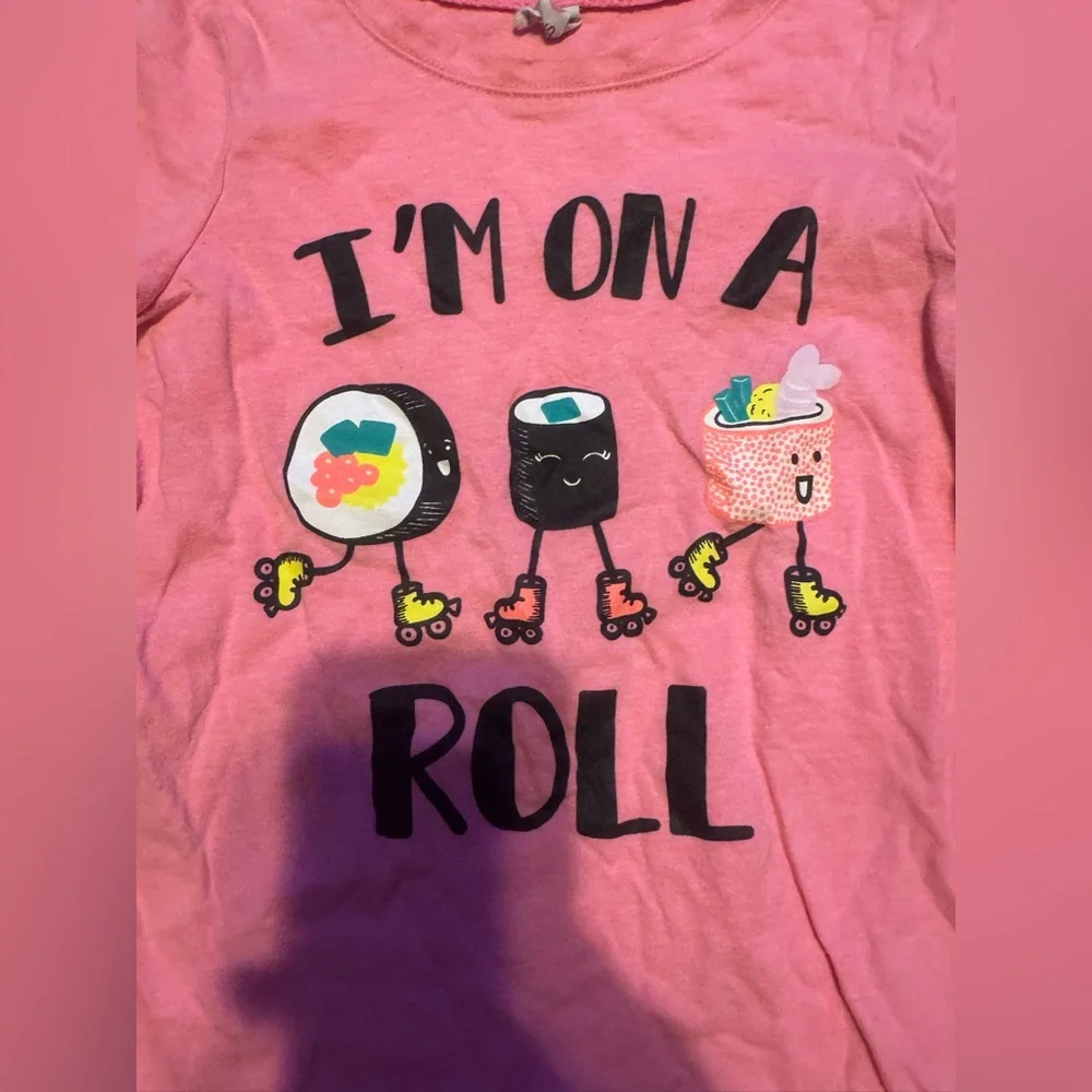 FabKids 4/5 sushi I’m on a roll long sleeve tee